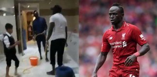 Estrella de fútbol Sadio Mané visto limpiando una mezquita en Liverpool saudiommane futbolista liverpool