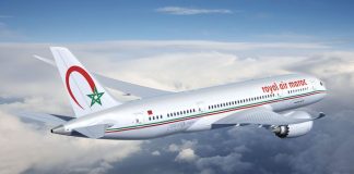 Marruecos suspende los vuelos a España y Francia debido al coronavirus Avión de Royal Air Maroc