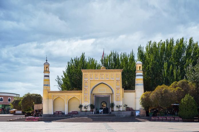 Mezquita de la ciudad de Kashgar, en Xinjiang
