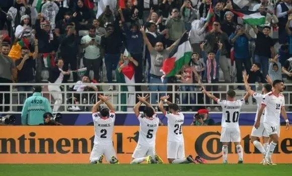 Victoria de la selección palestina en la Copa Asiática