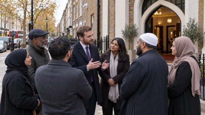 candidatos cortejan musulmanes puertas mezquitas Candidatos en Londres cortejan a los musulmanes a la puerta de las mezquitas