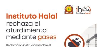 Aturdimiento con gases y sacrificio halal Instituto halal - Rechazo aturdimiento con gases