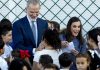 Los reyes visitan un colegio de infantil en Ceuta, con un 70 % de alumnado musulmán Los Reyes visitan escuela de Ceuta